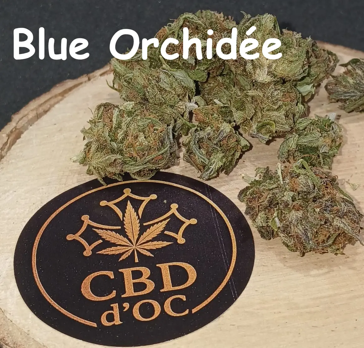 Blue orchidée avec nom